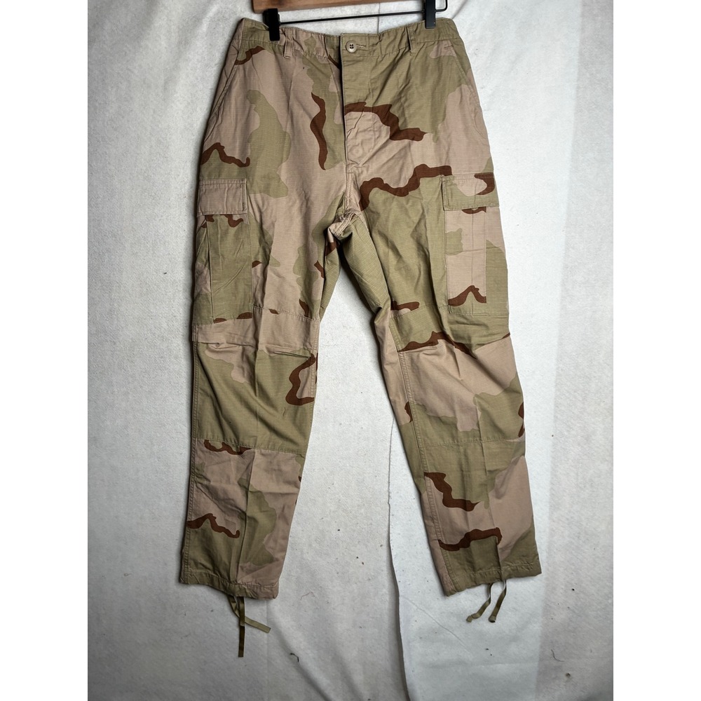 US Military Desert Camo Cargo Pants Mens 28x32 Ripstop Tactical Trousers 3 Color